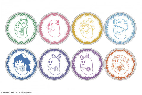 鬼滅の刃×Q-pot.」炭治郎や禰豆子たちの和菓子アクセサリー、描き