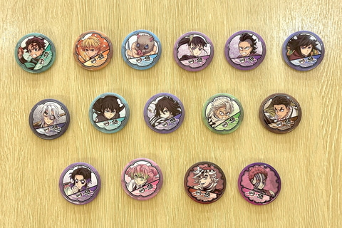 くら寿司 鬼滅の刃 缶バッチセット 鬼滅の刃×くら寿司「ビッくらポン