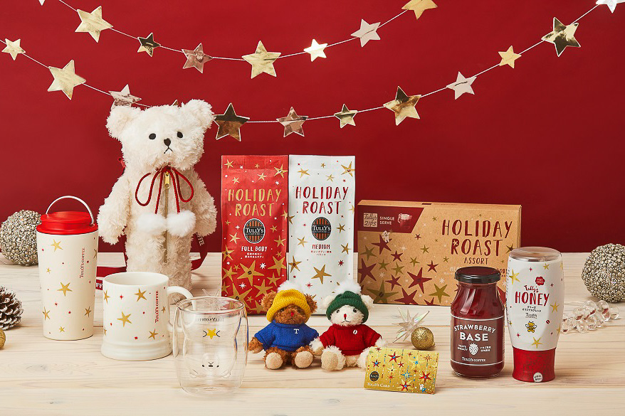 タリーズホリデー2024 ベアフル ボトルケース (カプチーノ) プレス