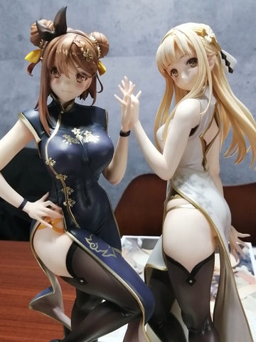 ライザ2」よりライザとクラウディアがチャイナドレス姿でフィギュア化