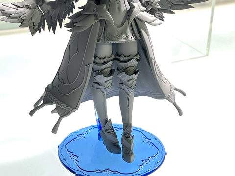 プラモデル「アルカナディア」シリーズ「エルメダ/ソフィエラ」が展示