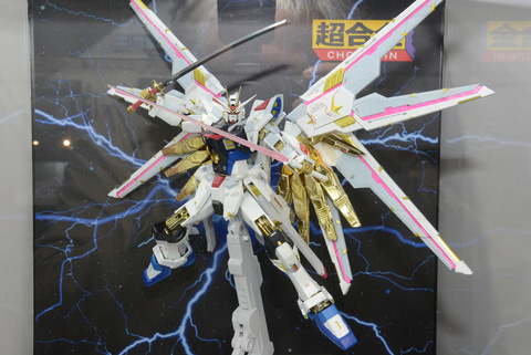 プレミアムバンダイ限定 超合金 マイティーストライクフリーダム、ff ν