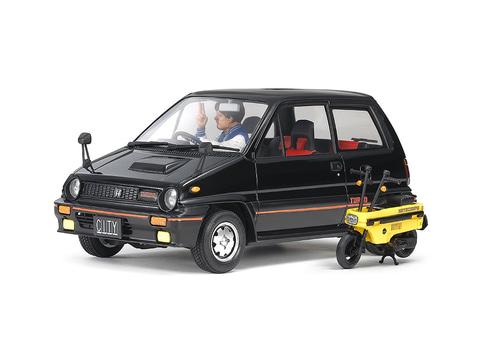シティターボが25年ぶりに再登場。タミヤのプラモ「1/24 Honda シティ