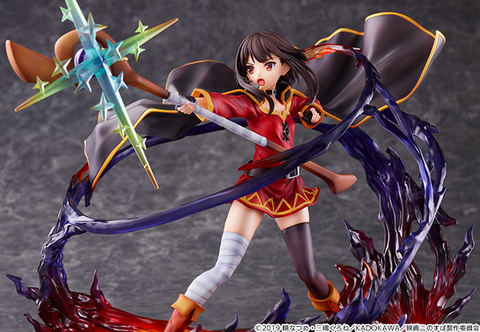 このすば」より、フィギュア「めぐみん -エクスプロージョンver.-」の