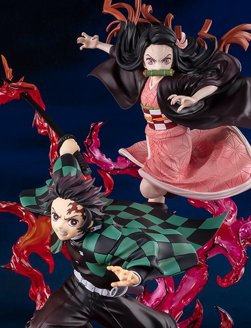 フィギュアーツZERO 鬼滅の刃」より「竈門炭治郎 全集中」＆「竈門禰