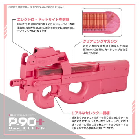 DMM通販にて東京マルイの「GGOII」コラボモデルの電動ガン「P-90プラス