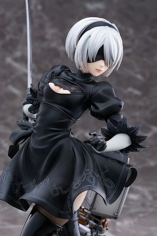NieR:Automata 2B Figma グッスマ特典台座付 figma 2B（ヨルハ二号B型