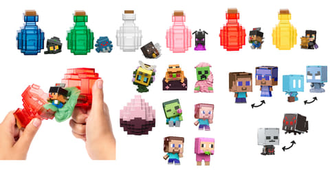 マイクラ新グッズ「ポーションで発掘！ミニフィギュアアソート」などが