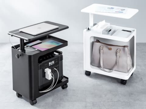 曙工芸 キャビネット パイン材 キャスター コンセント付き 曙工芸