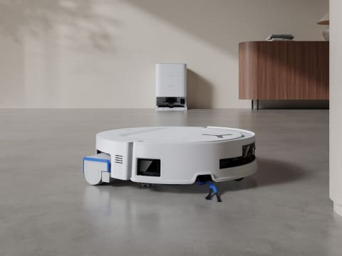 エコバックスのロボット掃除機、ローラー搭載で清潔に水拭き - 家電 Watch