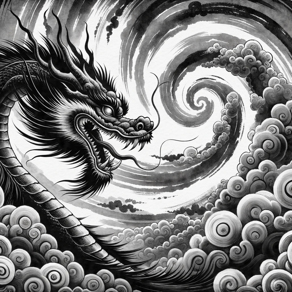 龍〖墨絵〗絵画 龍の絵 龍の壺 カード検索 ｜ Z/X - Zillions of enemy