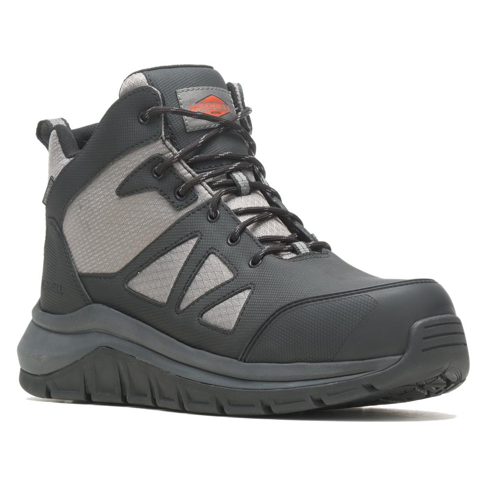 Men's Merrell Work Fullbench Speed Mid Carbon Toe Waterproof Boots
