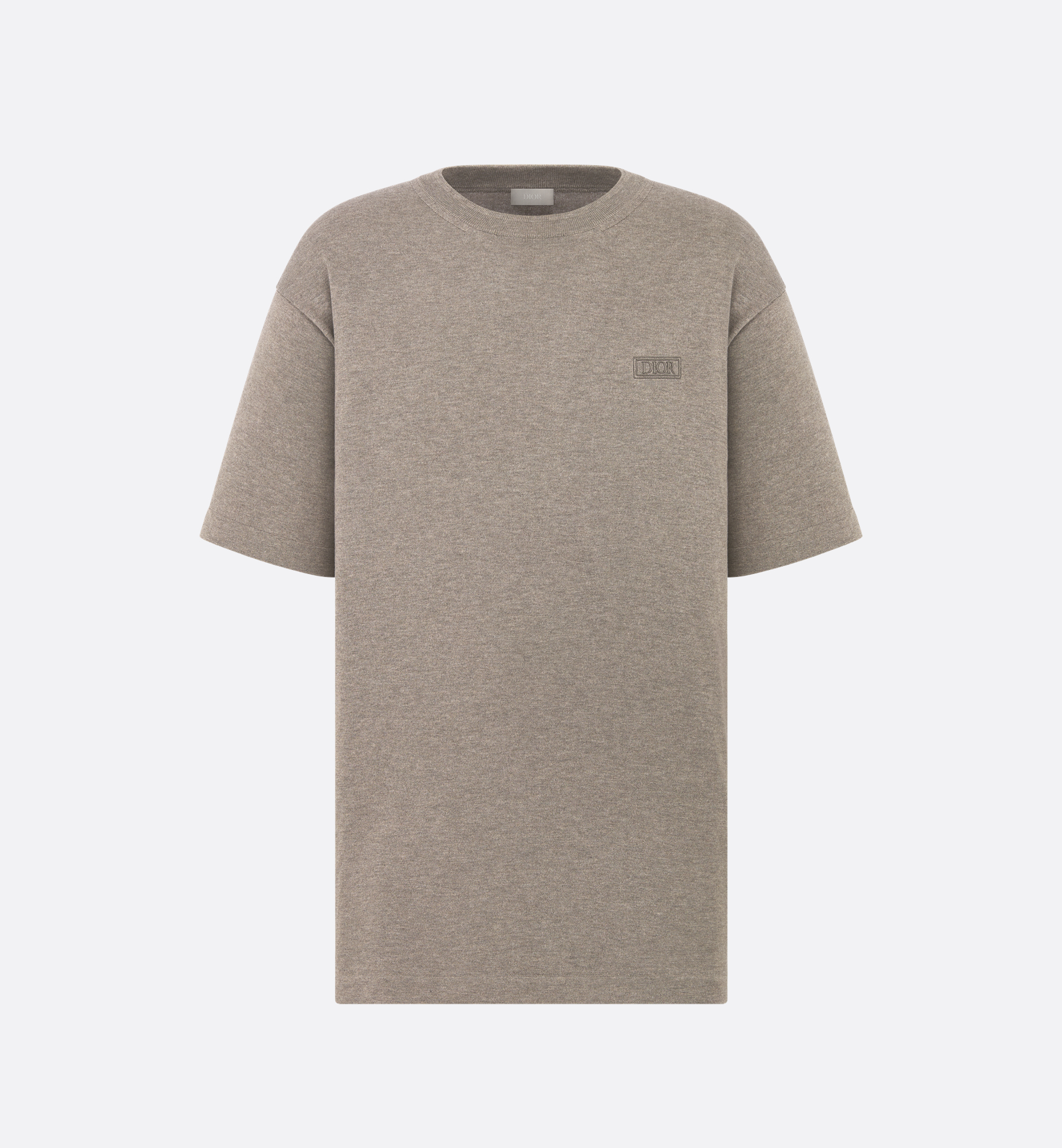 Dior Icons T-Shirt Beige Cotton and Silk Jersey | DIOR
