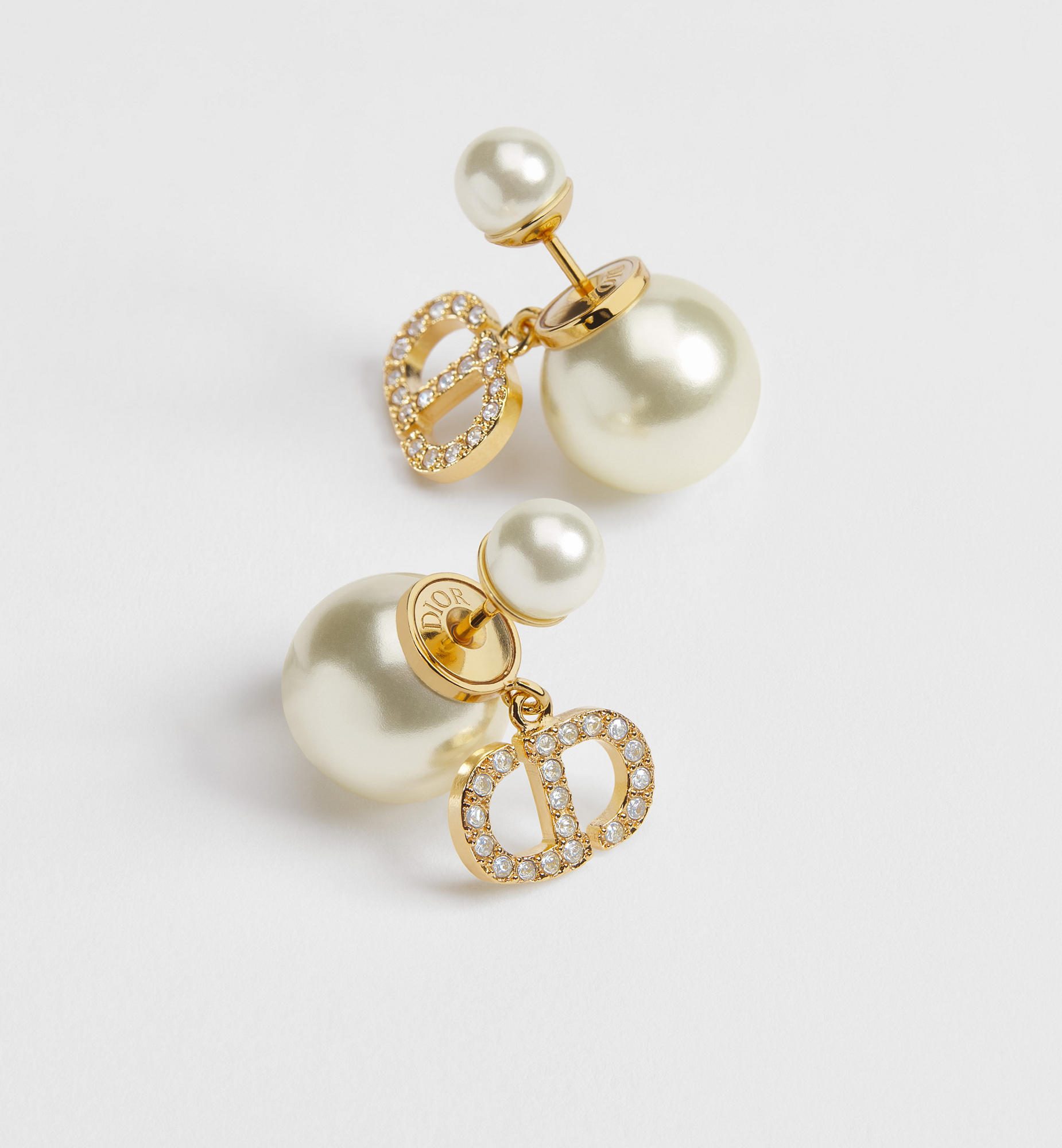 DIOR | Dior Tribales ピアス メタル・レジンパール・クリスタル