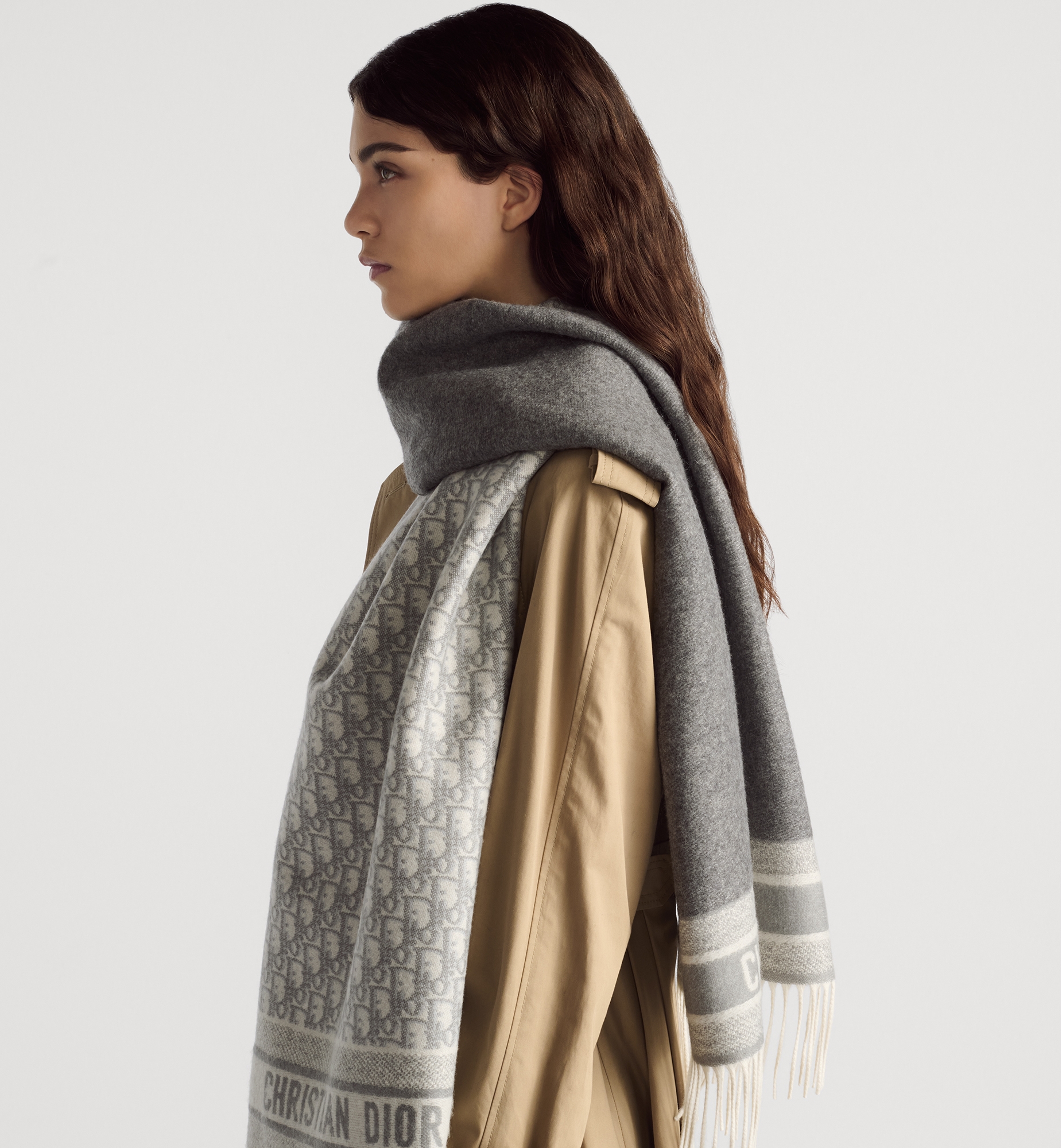 DIOR | マフラー ディオール オブリーク カシミヤ