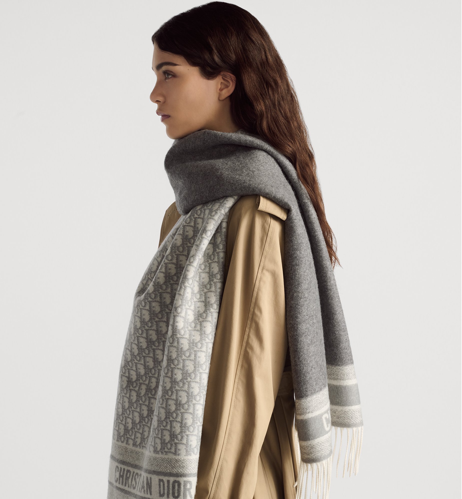 DIOR | マフラー ディオール オブリーク カシミヤ