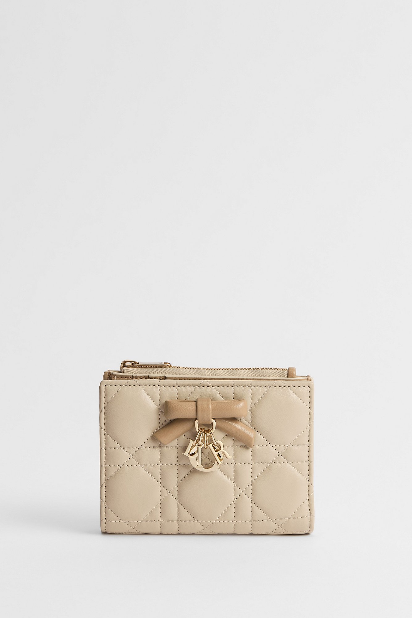 Dioramour My Dior Glycine Wallet White Cannage Lambskin