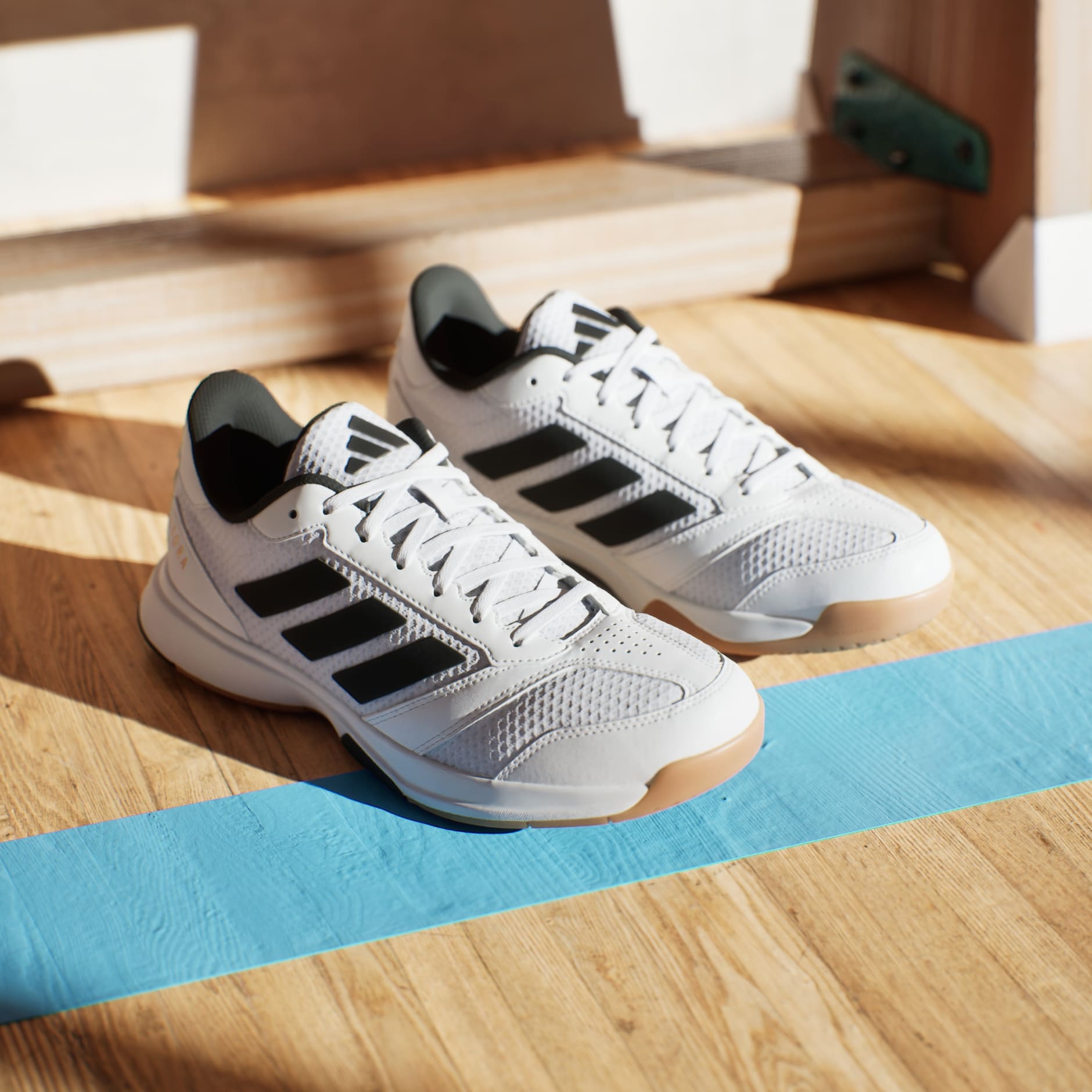 Shoes - Ligra 8 Indoor Shoes - White | adidas Oman