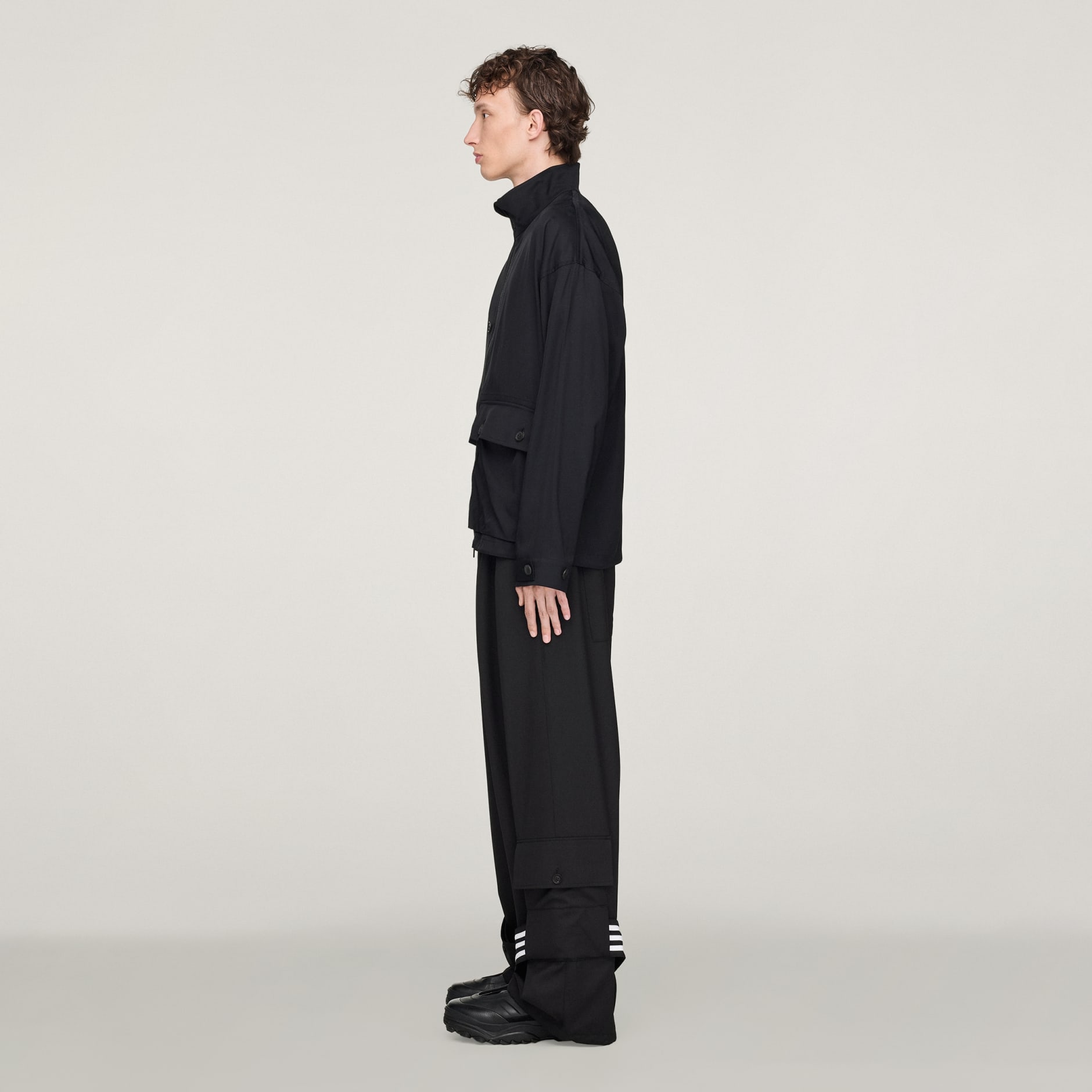 Clothing - Y-3 Refined Wool Cargo Pants - Black | adidas Oman
