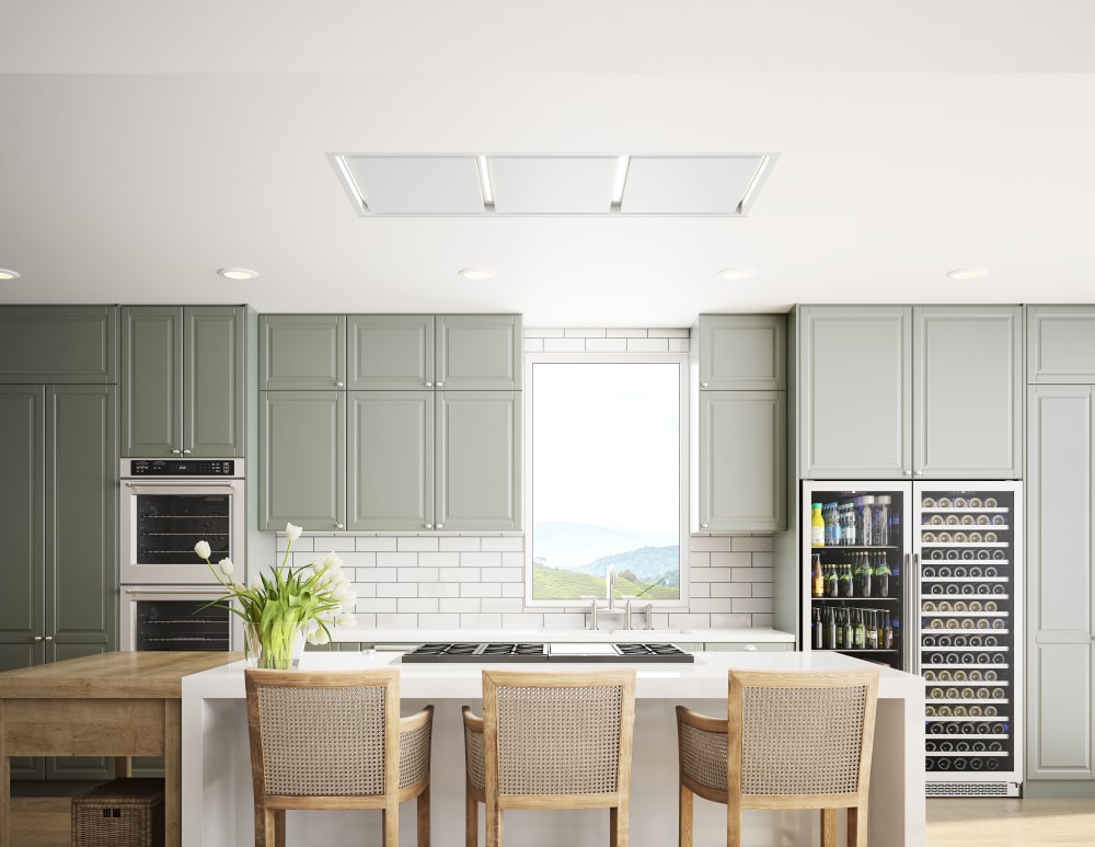 Zephyr ALUE63CWX Lux 63 Inch Island Mount Range Hood with Multiple