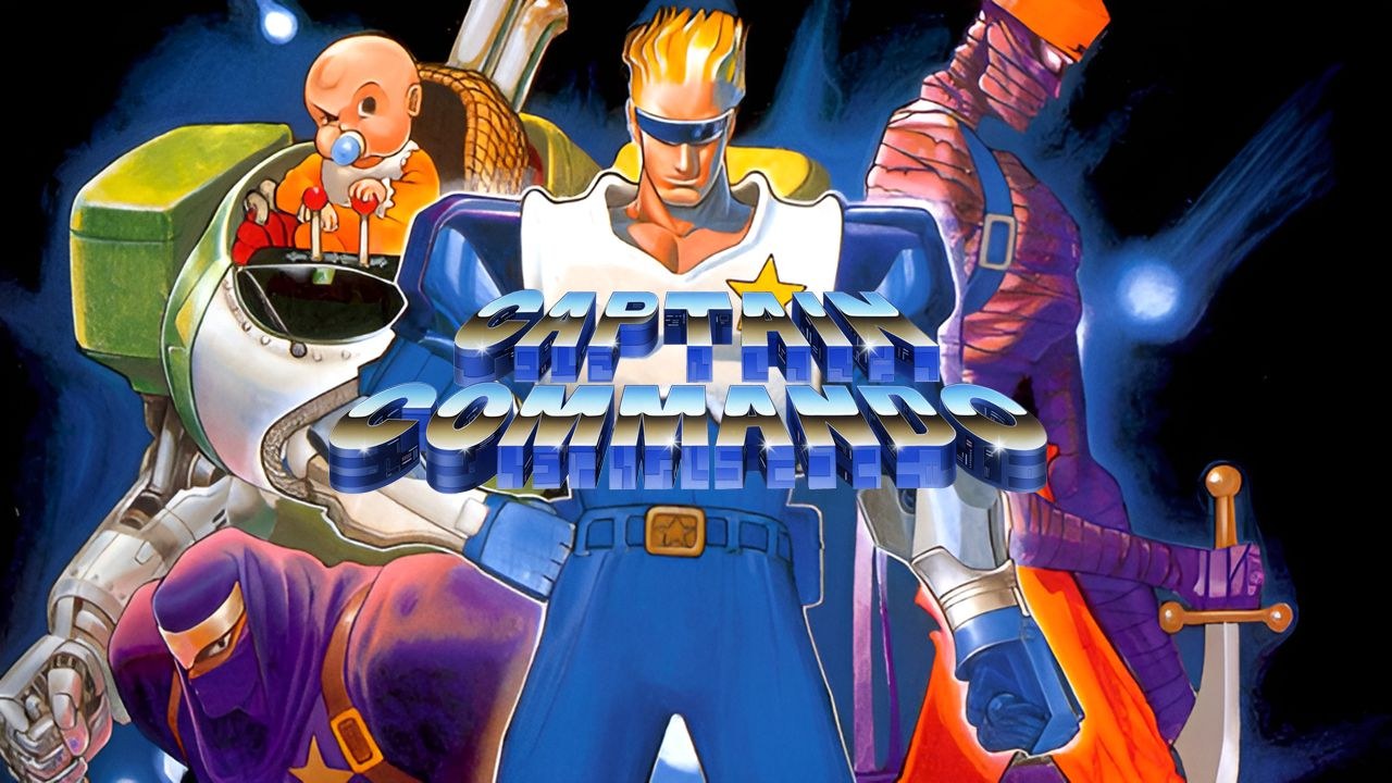 販促用】 カプコン 「キャプテンコマンドー」 B1サイズポスター 販促用