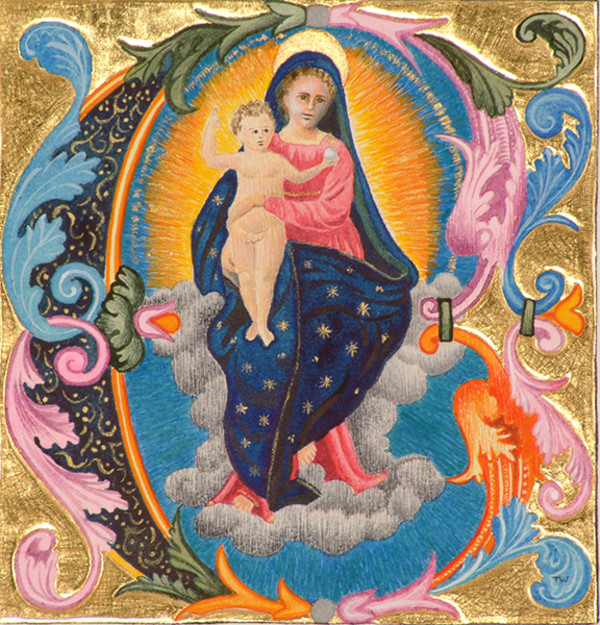 Illuminated M by Toni Watts | Artwork Archive