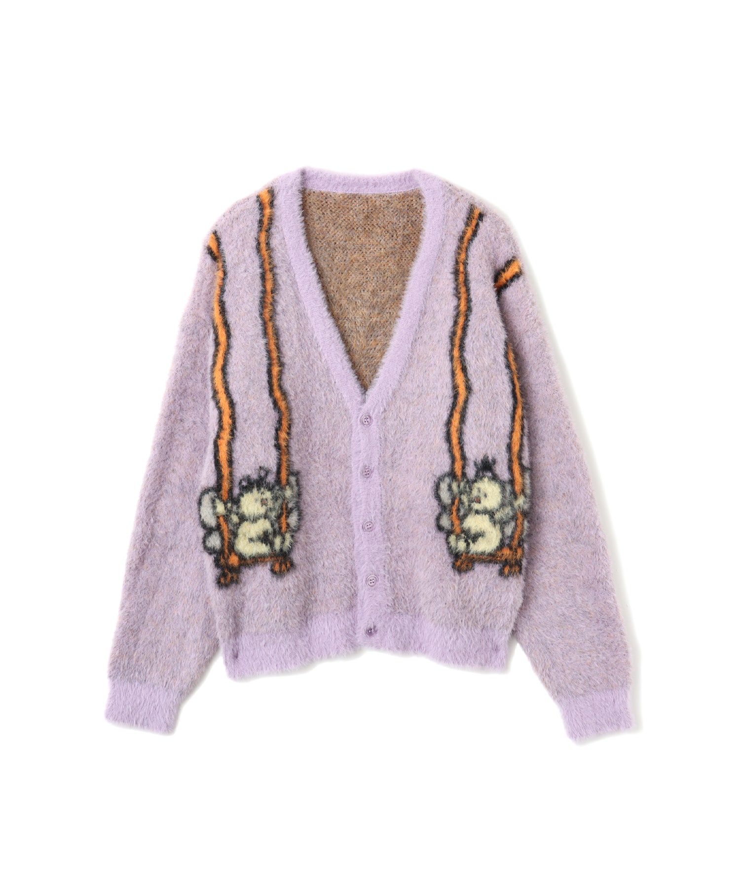 MARIA SAKURAI x atmos pink ブランコ Knit Cardigan PURPLE（マリア