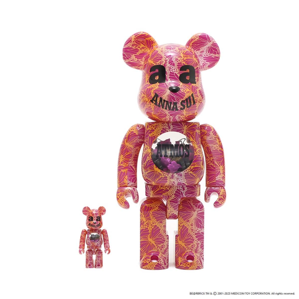 ベアブリック アトモス Bearbrick atmos 100% & 400% BE@RBRICK