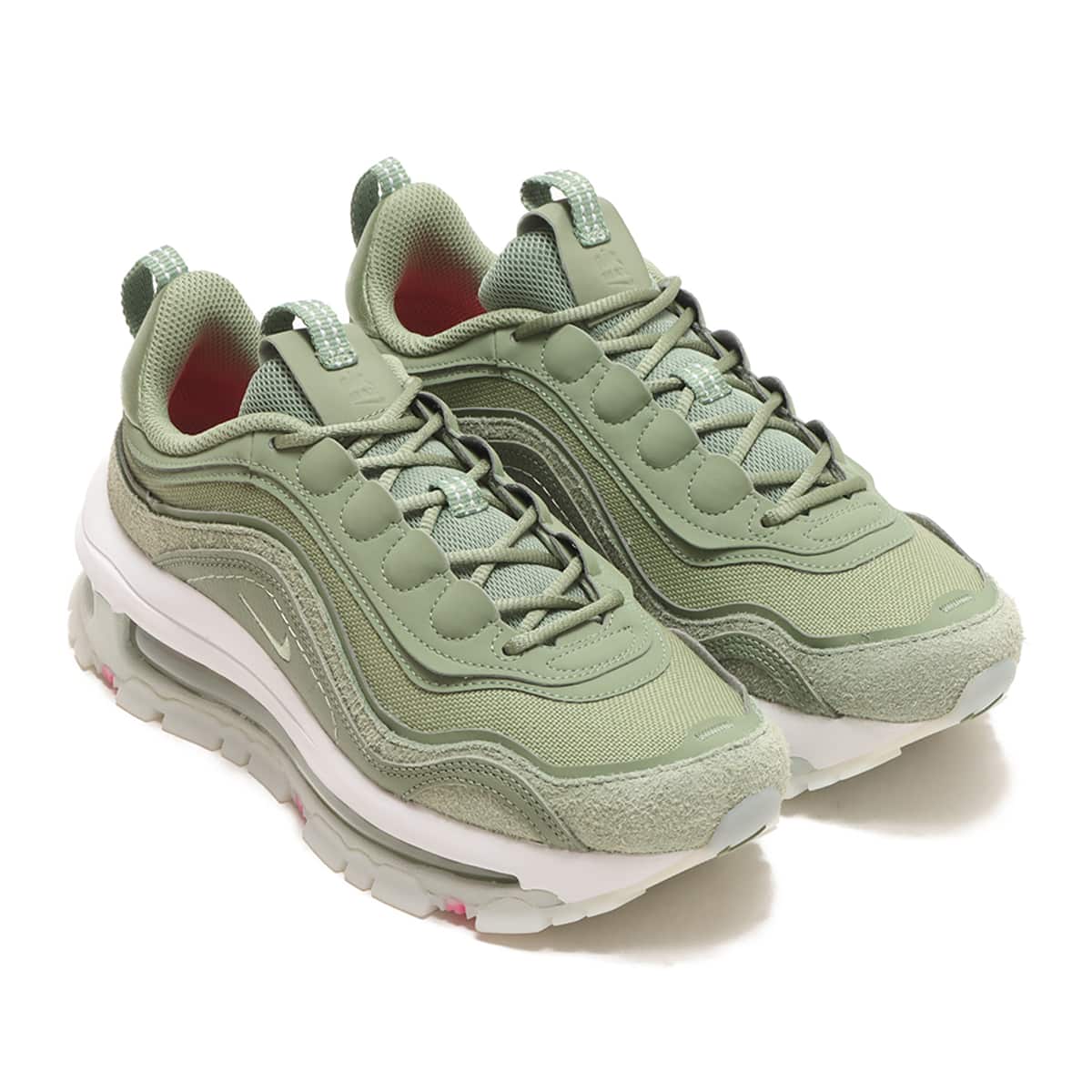 NIKE W AIR MAX 97 FUTURA OIL GREEN/HONEYDEW-SUMMIT WHITE（ナイキ