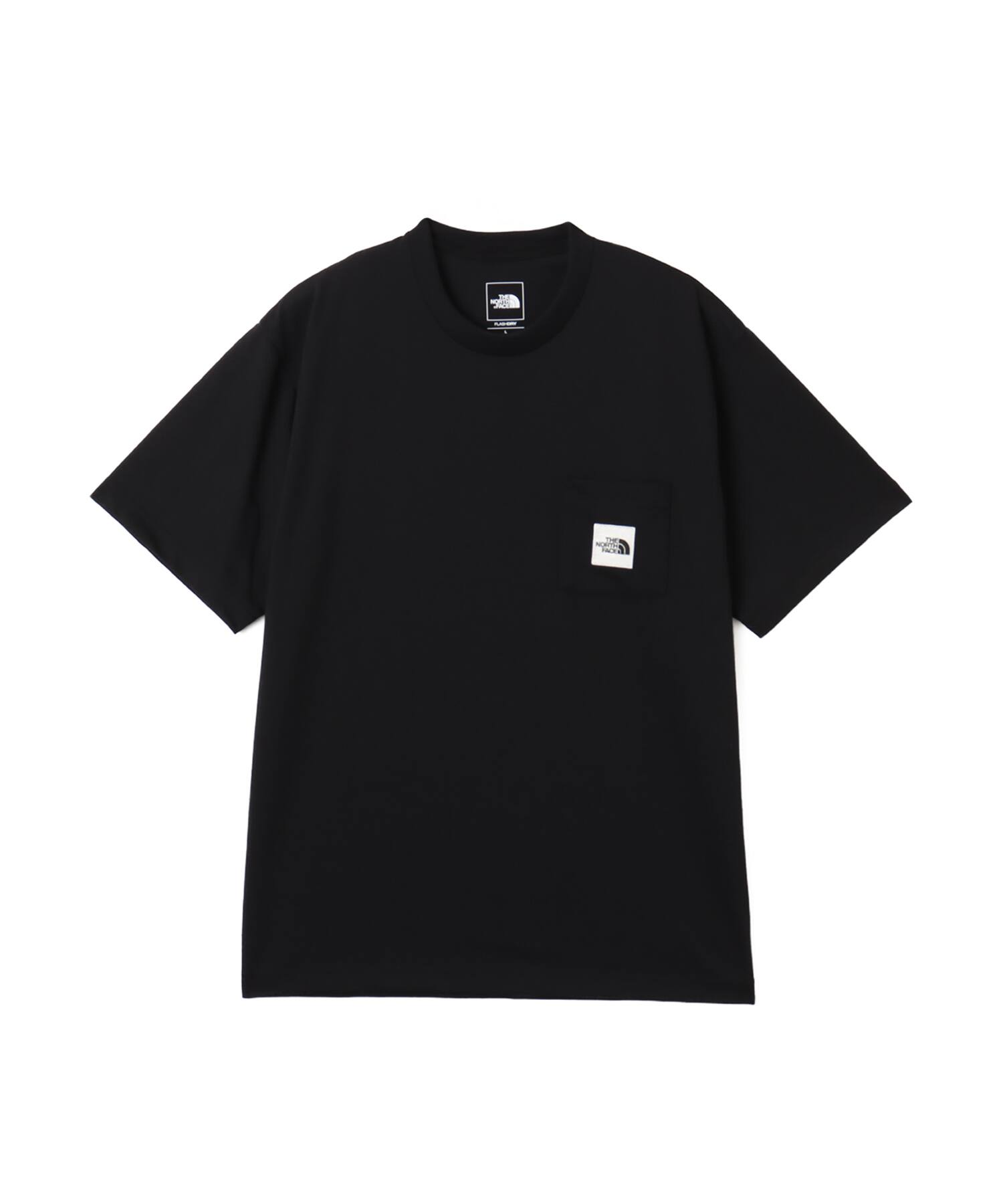 THE NORTH FACE S/S Square Logo Pocket Tee BLACK（ザ ノース