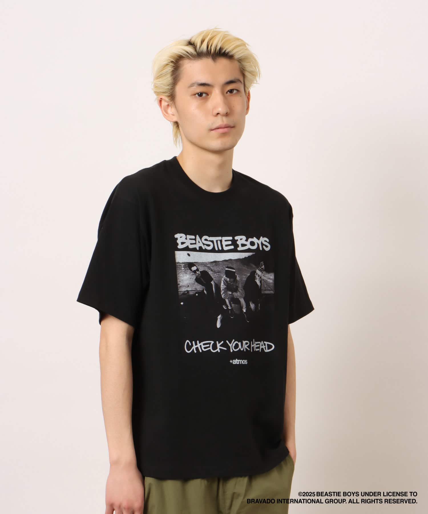 Beastie Boys x atmos Check Your Head T-shirt BLACK（ビースティ