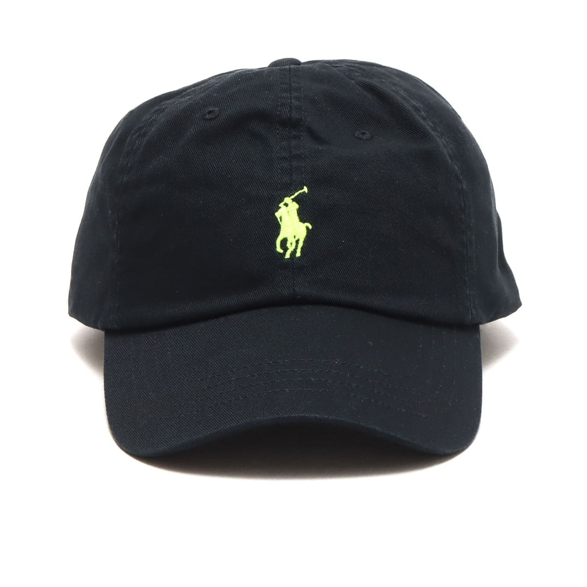 POLO RALPH LAUREN CLASSIC SPORT CAP BSR BLACK W/ NEON PINK PP 22SS