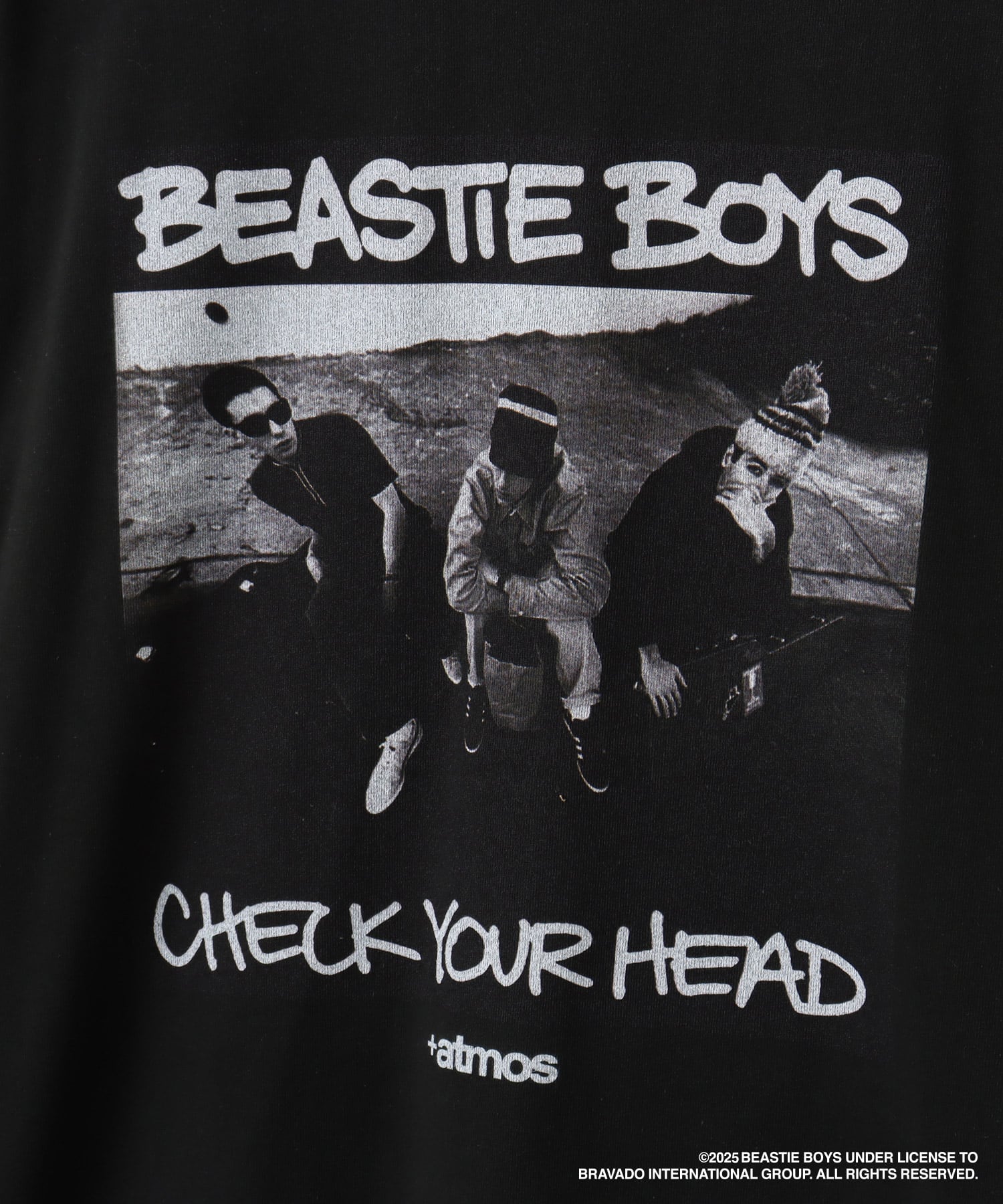 Beastie Boys x atmos Check Your Head T-shirt BLACK（ビースティ