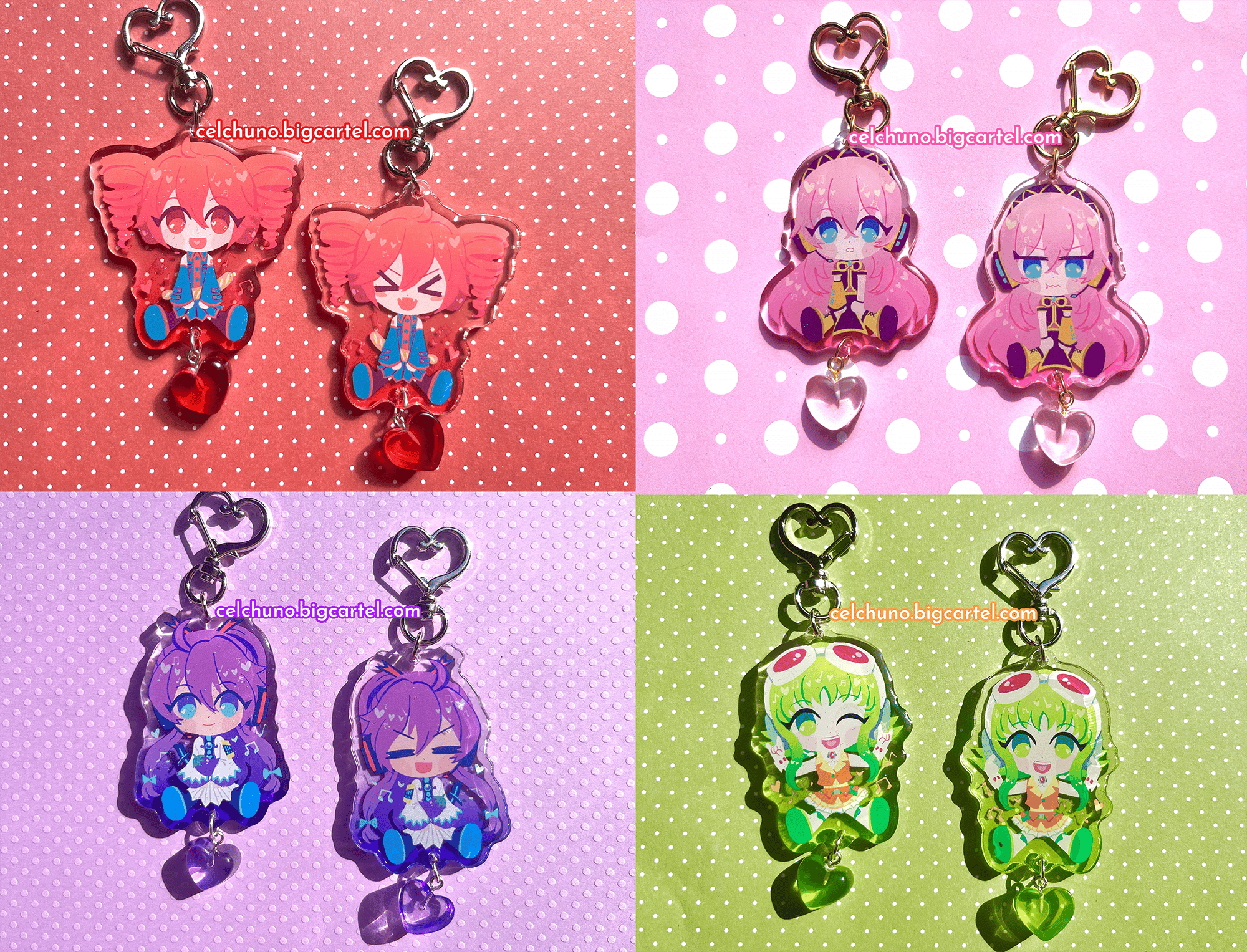 VOCALOID] Gummy Heart Charms | celchuno