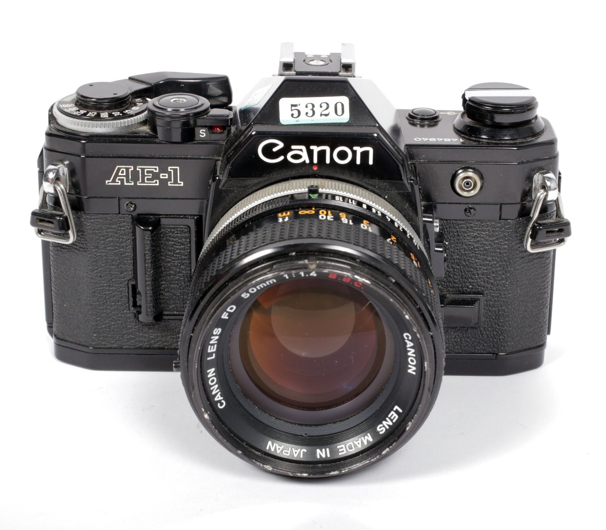 BLACK CANON AE-1 35mm SLR Film Camera with 50mm F1.4 Lens | CatLABS