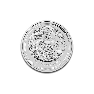 2012 Australia 1/2 oz Silver Lunar Dragon - Golden Eagle Coins