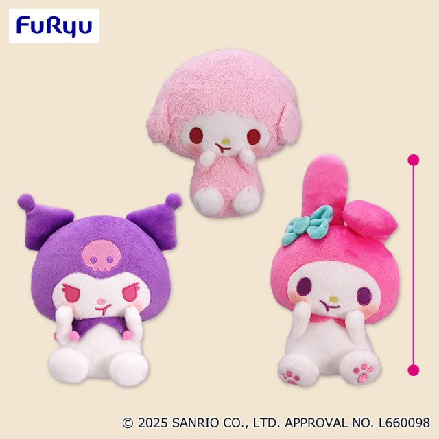 マイメロディ&クロミ大きいぬいぐるみセット レア おねがいマイ