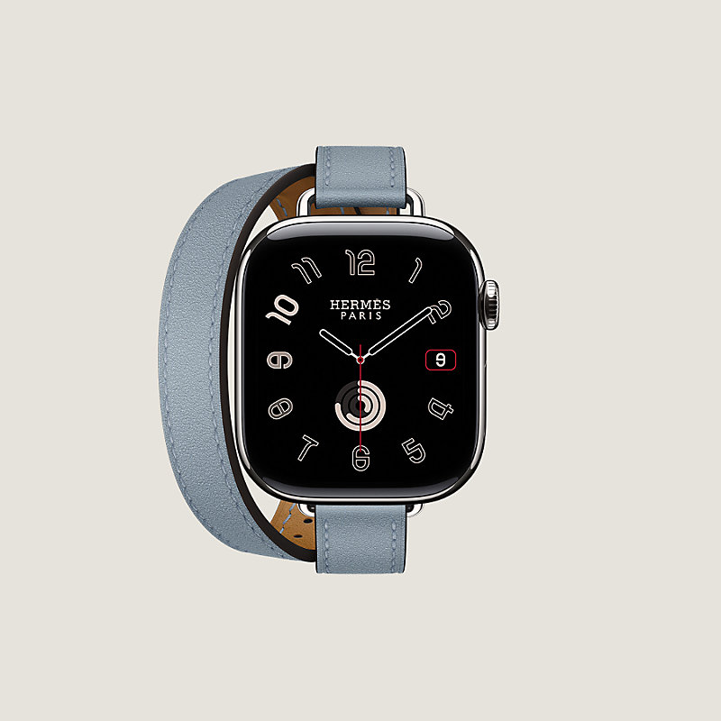 Band Apple Watch Hermès Double Tour 42 mm Attelage | Hermès USA