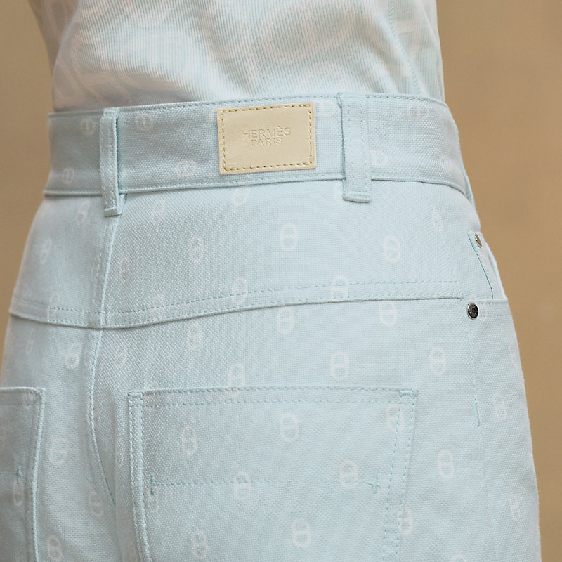 希少 HERMES button gimmick pants 46 数量限定，格安】 希少 HERMES