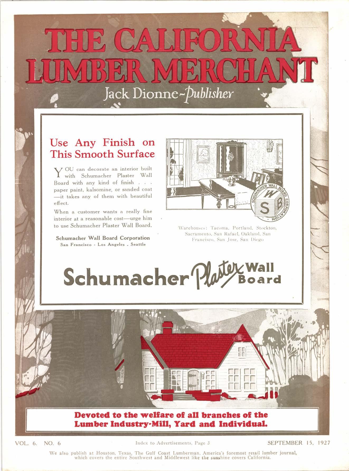 The California Lumber Merchant - September 1927 by 526 Media Group