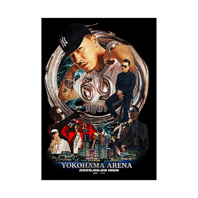 MY G'S ポスター(黒) - AK-69 OFFICIAL GOODS STORE