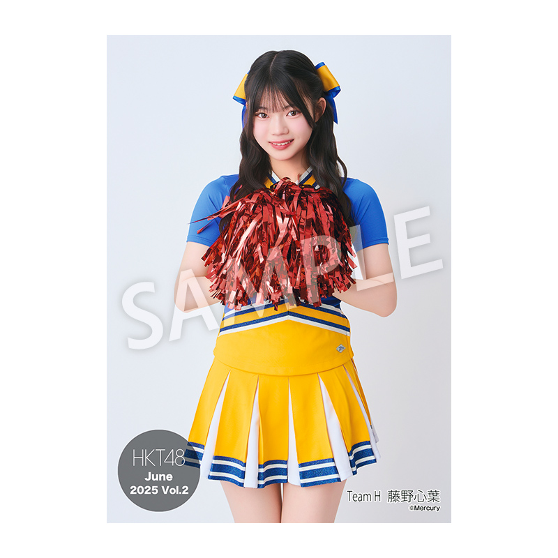 2025年6月度 個別生写真5枚セット Vol.2 藤野 心葉 - HKT48 OFFICIAL