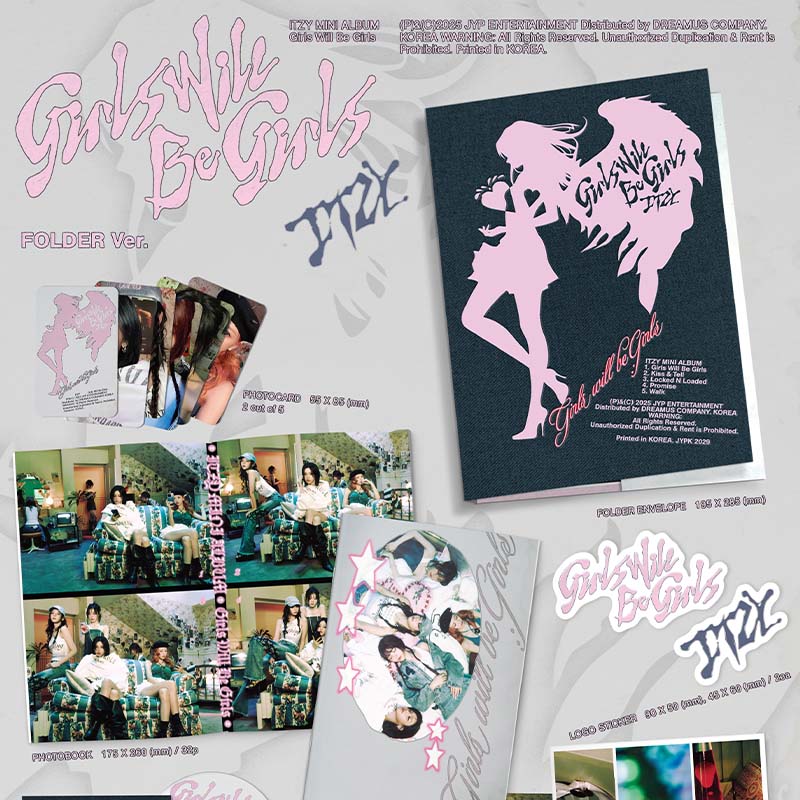 itzy Girls Will Be Girls リア 直筆サイン トレカ itzy Girls Will Be