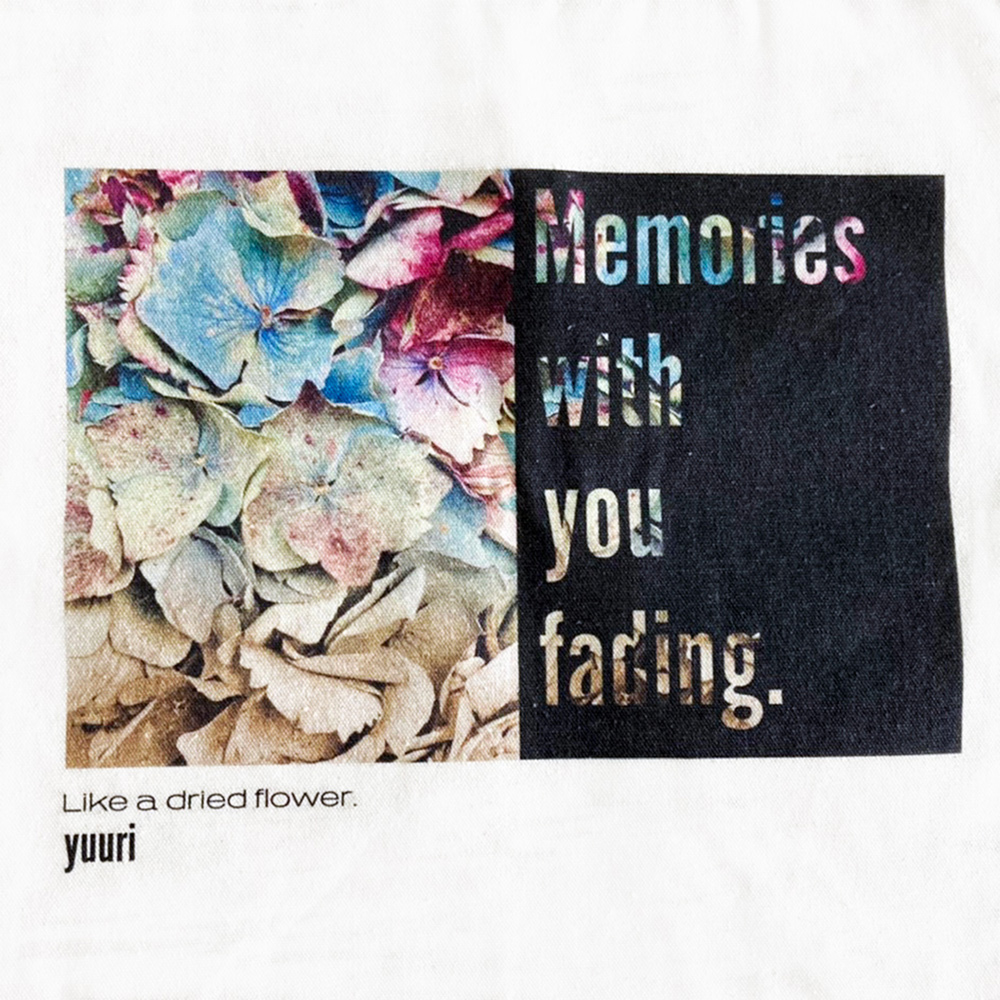 優里 ドライフラワー トートバッグ Yuuri 優里トートバッグ ドライ