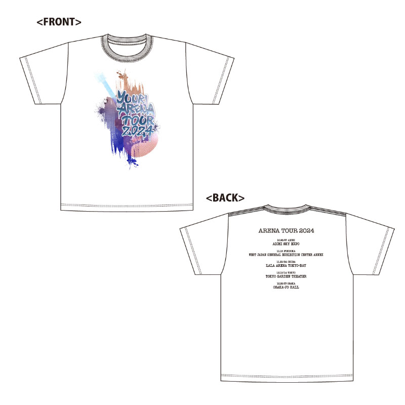 ARENA TOUR 2024 T-Shirts - 優里 Official Goods Store