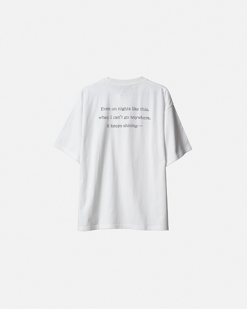 ずっと真夜中でいいのに。 ミラーシューターTシャツ (White) Lサイズ