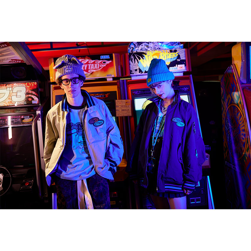 バーシティジャケット(Light Gray) - ZUTOMAYO MART