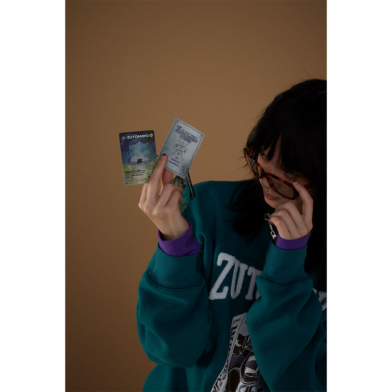 ZUTOMAYO MokoMoko Sweat C (Dark Green) - ZUTOMAYO MART