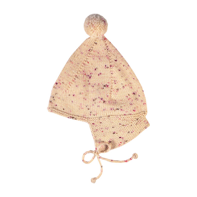 Exclusive* Pointy Peak Hat, Dusty Rose Confetti - Misha & Puff