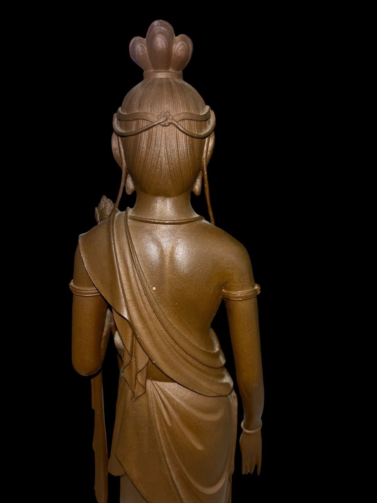 ♥大きな 観音像 立像【光雲】高723mm 銅製 観音様 ブロンズ像